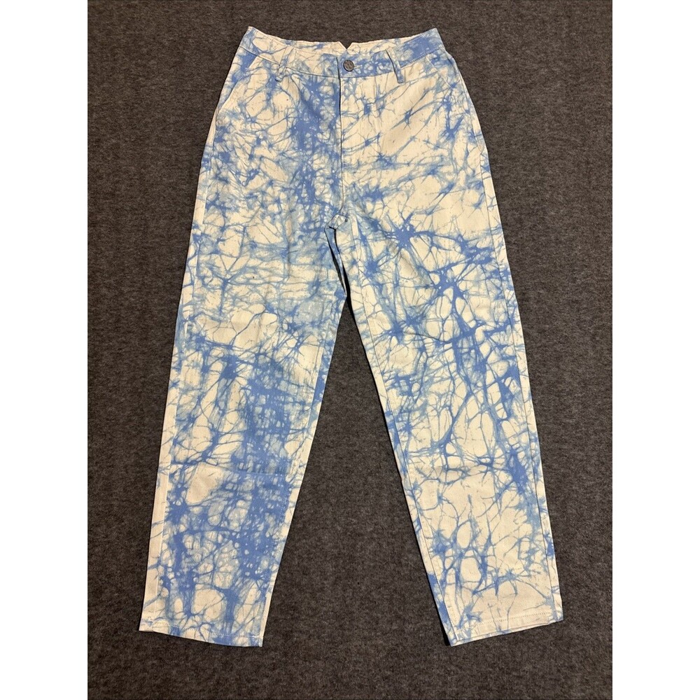 Rachel Comey Target Women's Pants Mid Rise Cropped Chambray Blue Size 0